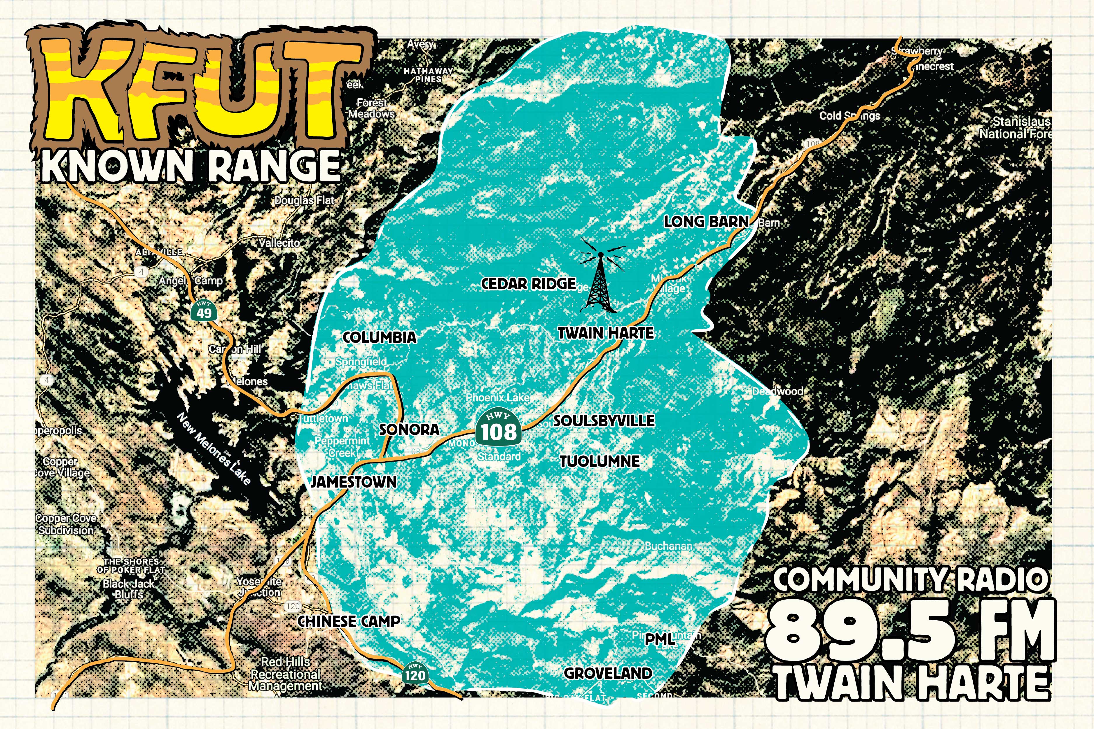 KFUT Coverage Map