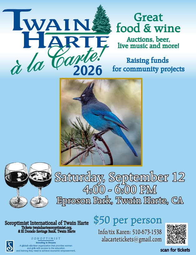 A'la Carte hosted by Soroptimist International of Twain Harte